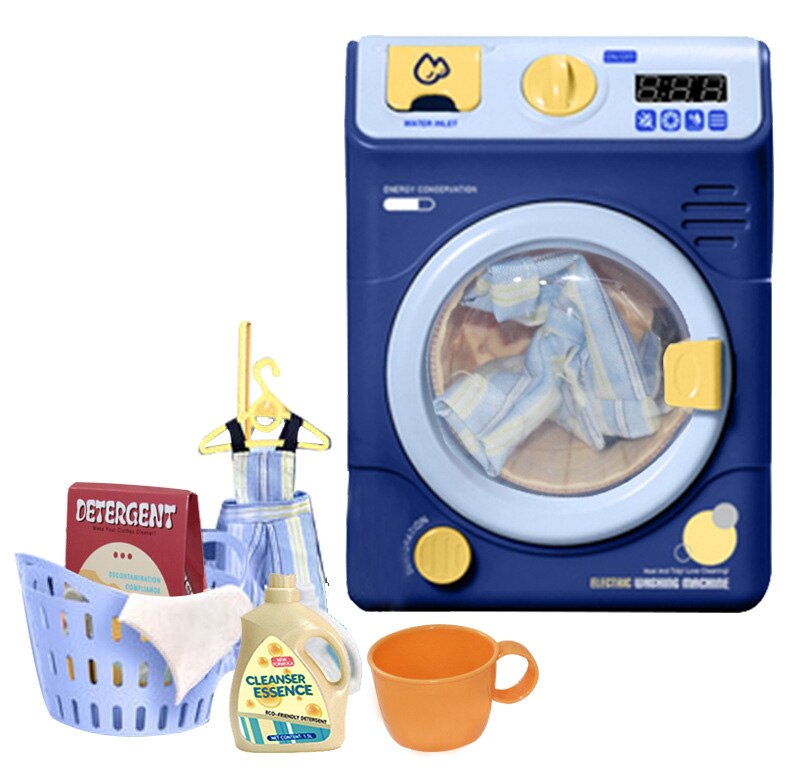 Children's simulation pretend toy kitchen spray refrigerator water dispenser electric washing machine rice cooker toy for kids: Ca