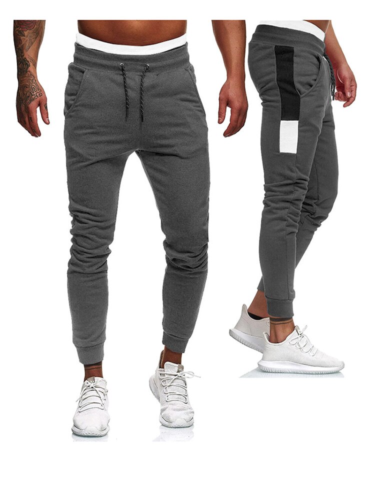 Winter wollen hoodie heren elastisch casual baggy gevoerd trainingspak decolleté harem heren plus size broek