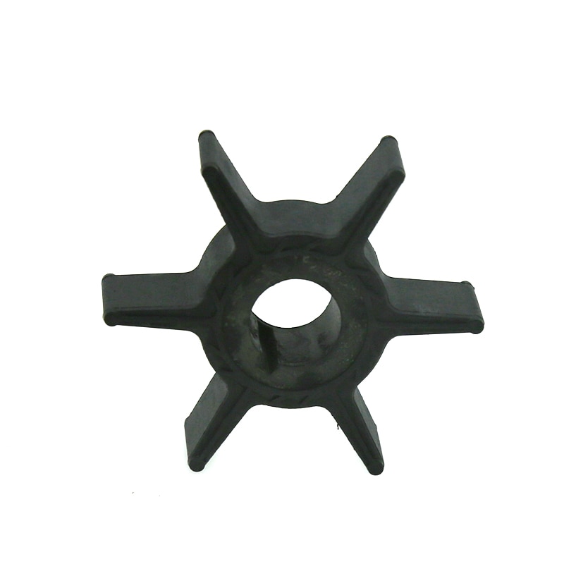 1PC Water Pump Impeller Black Rubber For Hangkai Two Stroke 15HP Outboard Motor 6 Blades Boat Parts Accessories