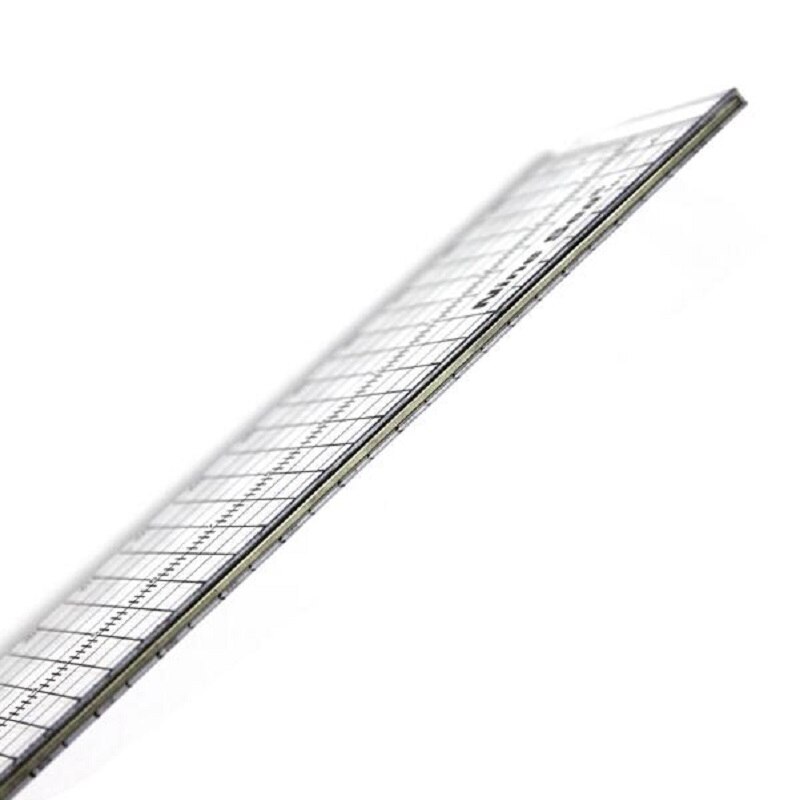 30cm Patchwork Ruler Edged By Metal; Cut-resistant Straight Ruler for patchwork 0.4cm thick #101