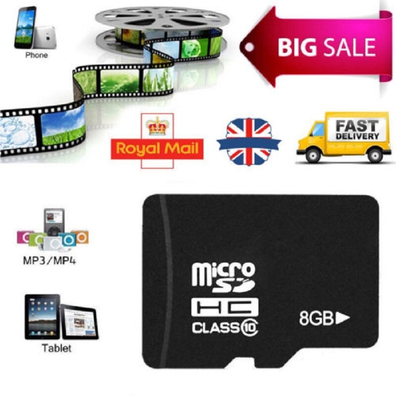 High Performance Micro SD Card for Phone Tablet Car DVR 8GB/16GB/32GB Micro SD Memory Card Ultra High Speed Car DVR TF Cards