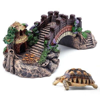Aquarium Decoratie Aquarium Brug Landschap Ornamenten Pavilion Boom Hars