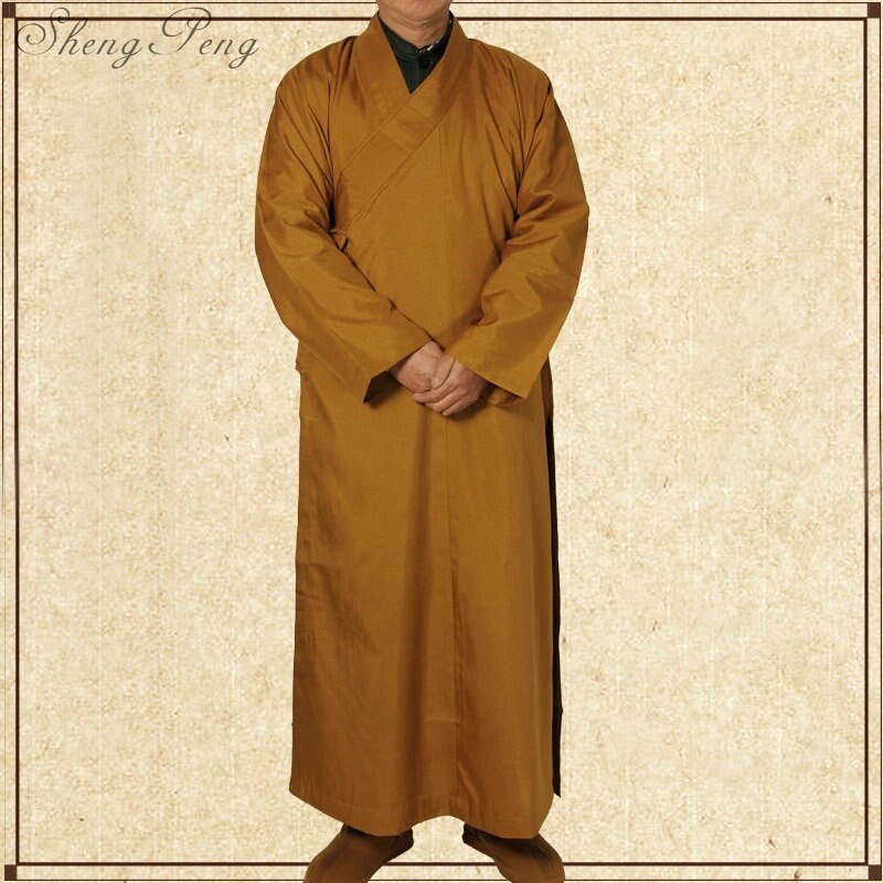 Buddhistisk munk klädsel kläder shaolin munk kläder män shaolin munk uniform buddhistisk kläder buddhistisk dräkt  cc259: 2 / S