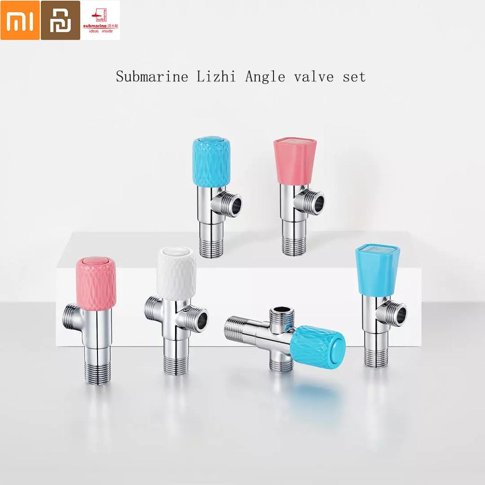 Submarine Lizhi Angle Valve Bathroom Angle Filling Valve Double water outlet angle valve Kitchen Cold Mixer Tap Accessories