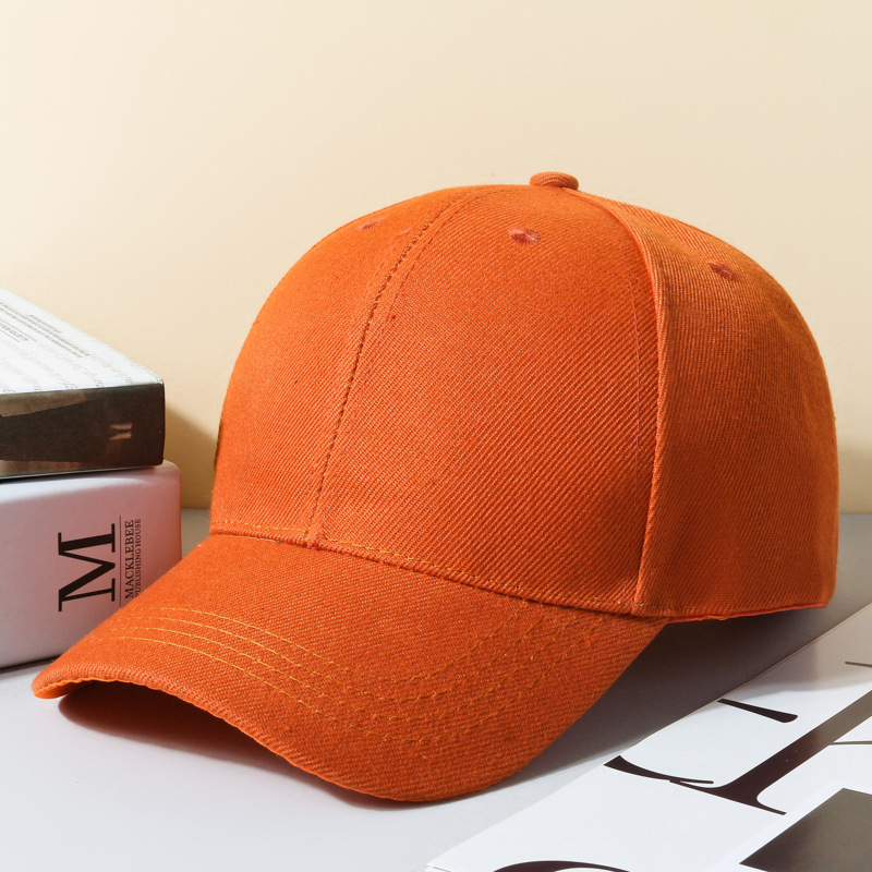 Solid Baseball Cap Goedkope Dames Heren Zomer Herfst Lente Zonneklep Hoeden Gele Caps: Ivoor