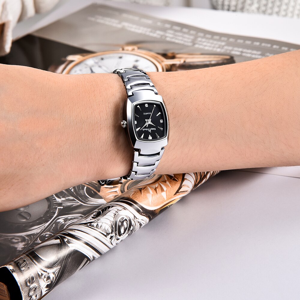 HOUDEN IN TOUCH Vierkante Vrouwen Horloges Strass Quartz Horloge Vrouwen Luxe Jurk Armband Dameshorloge reloj mujer montre femme