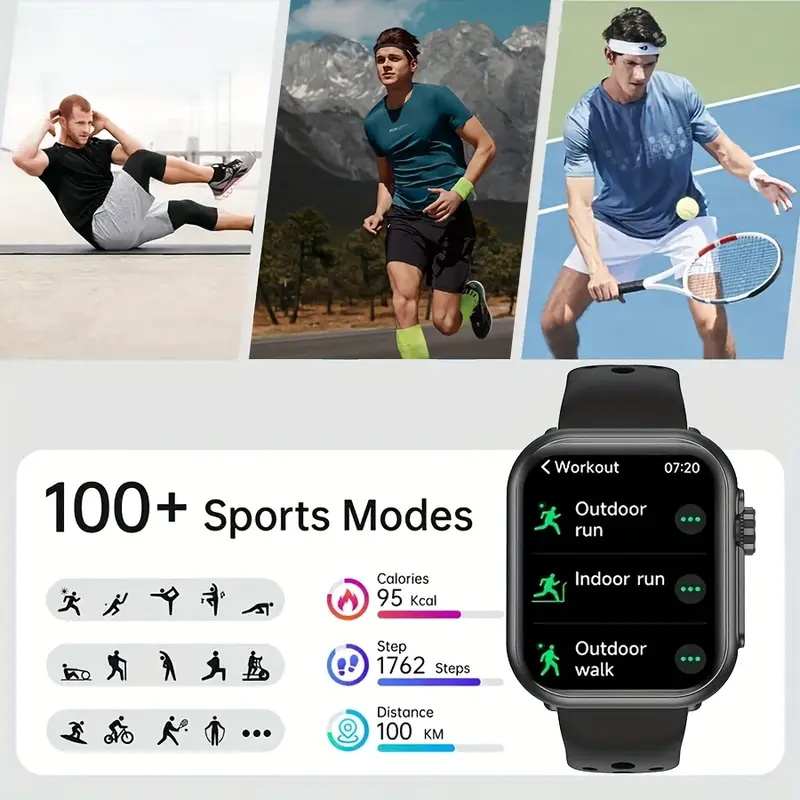 2025 novo para xiaomi relógio inteligente masculino feminino 1.85-Polegada hd amoled tela de toque completa ip68 à prova dip68 água bluetooth chamada smartwatch homem