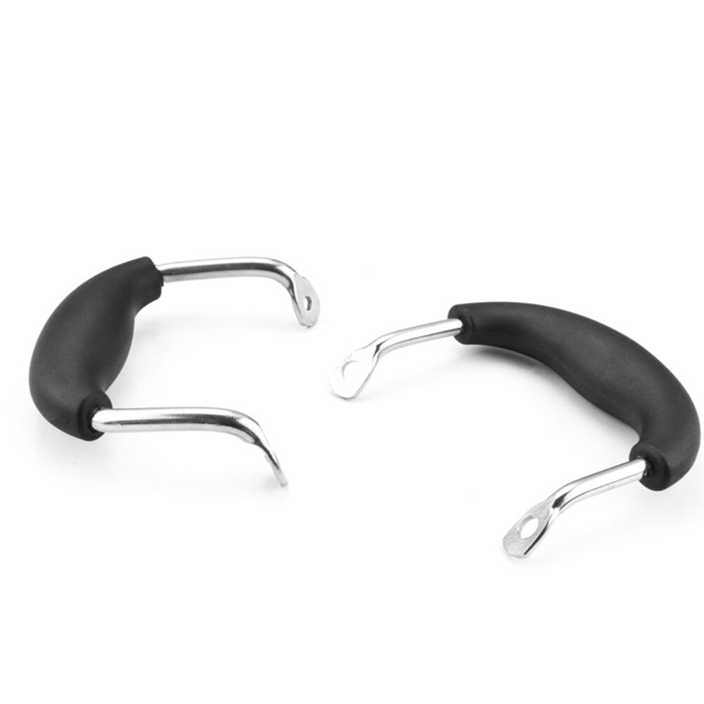 2 stuks universele anti-verbranding praktische bakelieten handgreep vervangingsonderdeel verwijderbare ergonomische thuis pan zijgrepen keukengereedschap