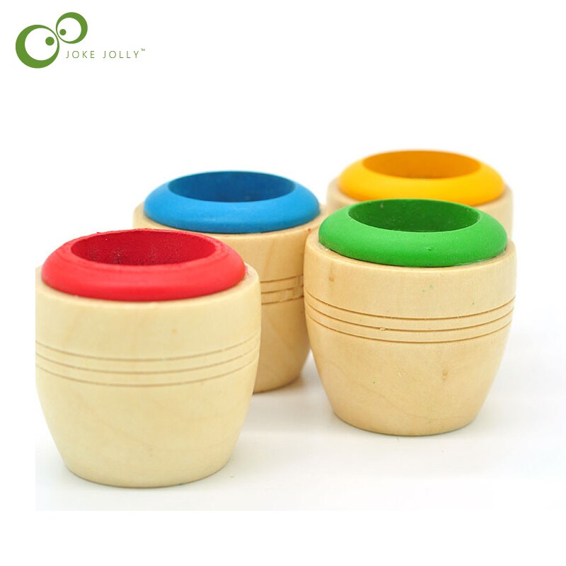 Kinderen verkennen puzzel speelgoed houten magic kaleidoscope zoemende effect polygonal view creatief speelgoed LYQ