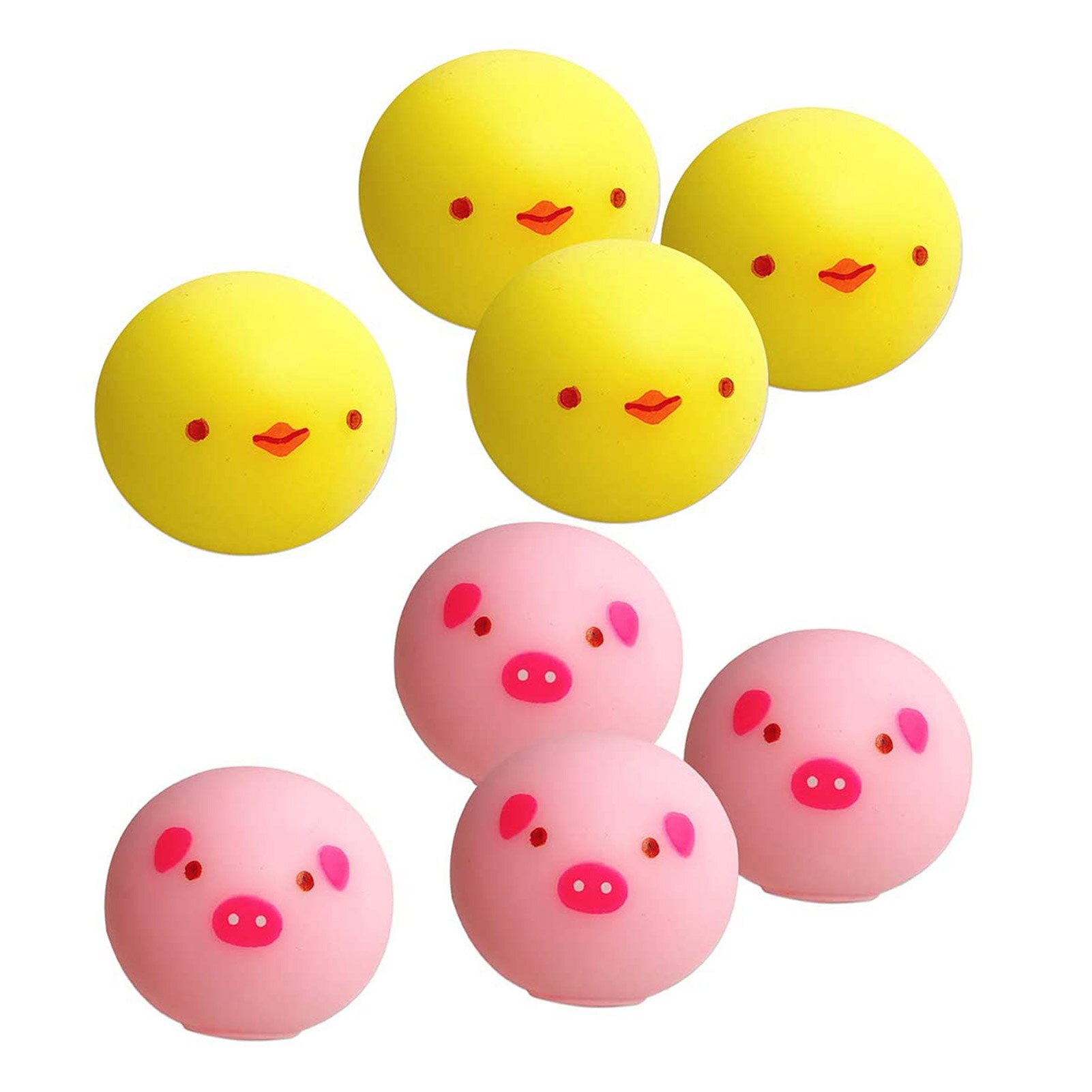 4Stck Klebrige Kugel Eltern-Art Glatte Dekompression Ball Klebrige Bälle Decke Bälle Decke Bälle verschlingt verschlingt Klebrige