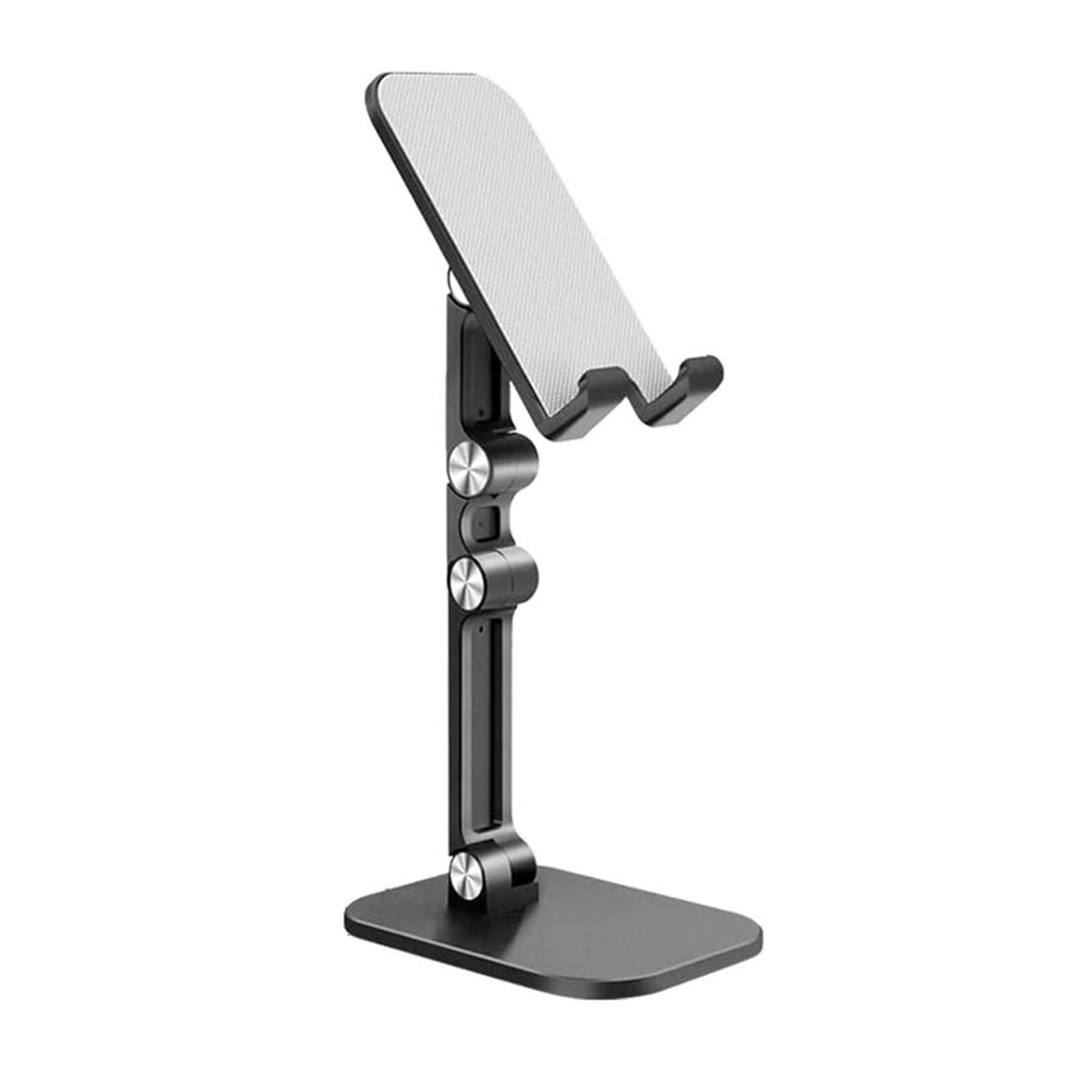 Bureau Telefoon Houder Voor Tablet Smartphone Verstelbare Universele Draagbare Beugel Opvouwbare Mobiele Stand Voor Iphone 12 Pro Max 12Mini: Black