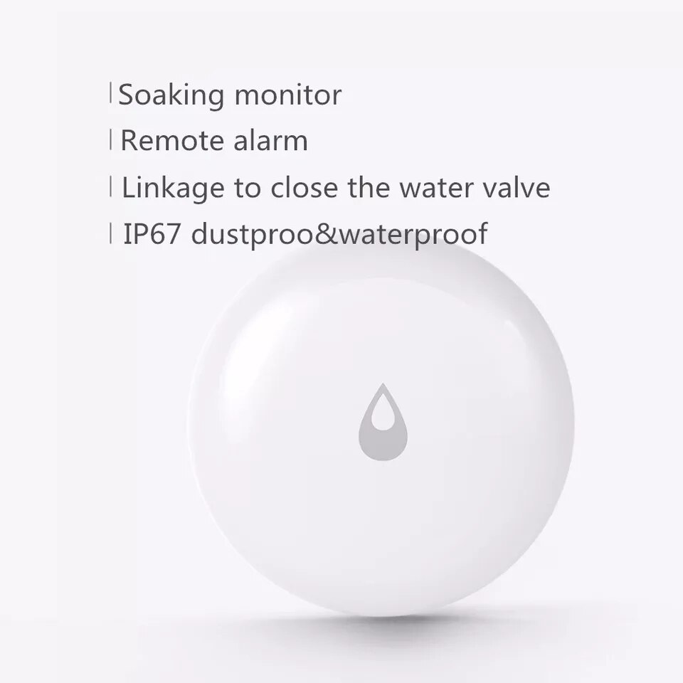 Aqara Water Immersing Sensor Flood Water Leak Detector for Home Remote Alarm Security Soaking Sensor work with mi home gateway 3