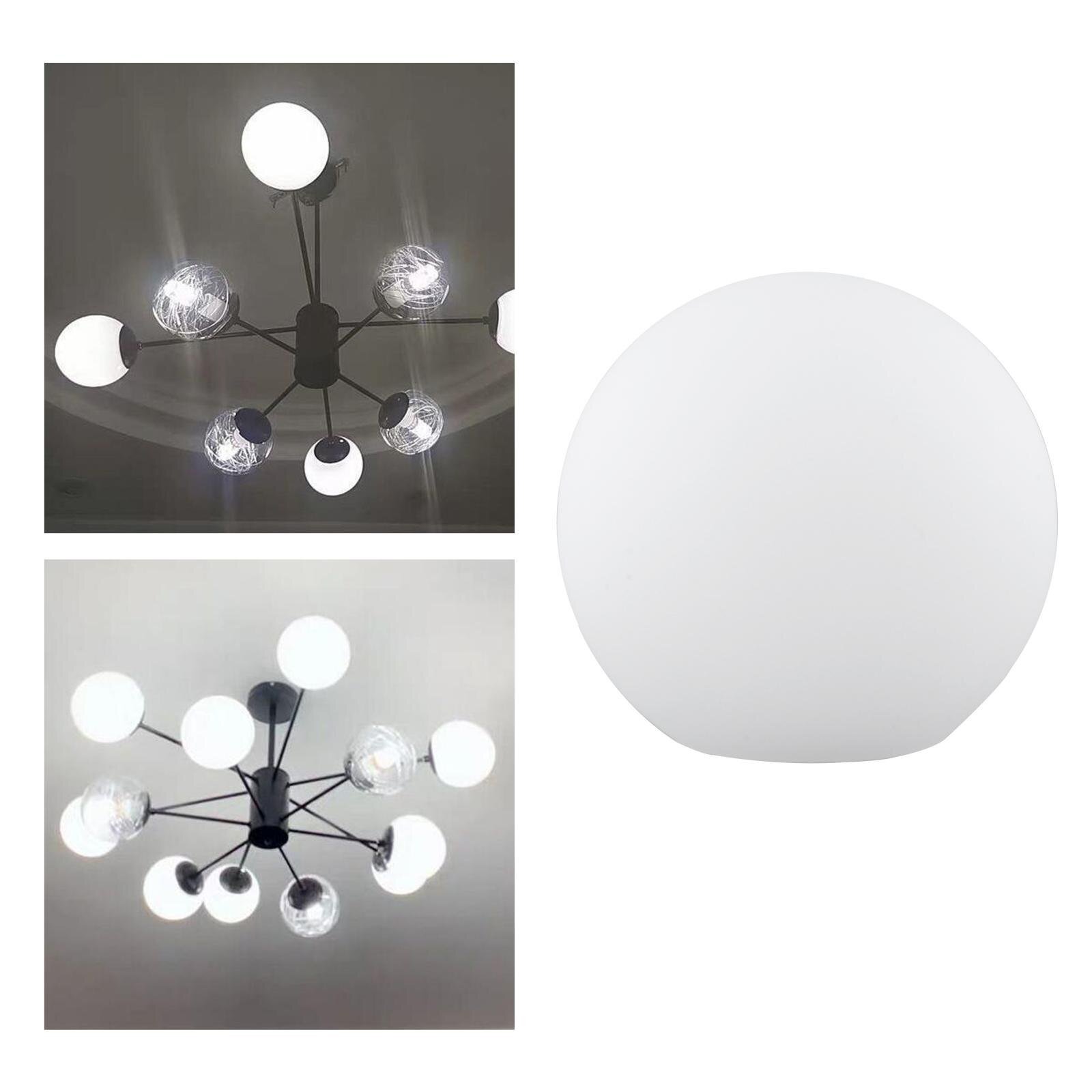 Abat-jour en verre, abat-jour Globe adapté à la lampe, couvercle rond pour plafonnier, d13 cm d15 cm