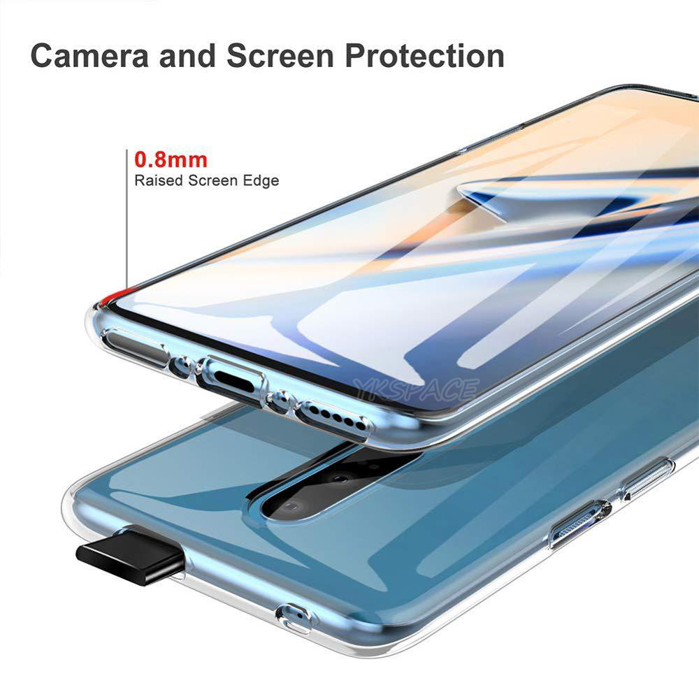 Ultra fino transparente macio tpu silicone caso de telefone para oneplus 5 5t 6 6t 7 7t 8 9 9r 9rt 10 pro 11 11r silm capa traseira