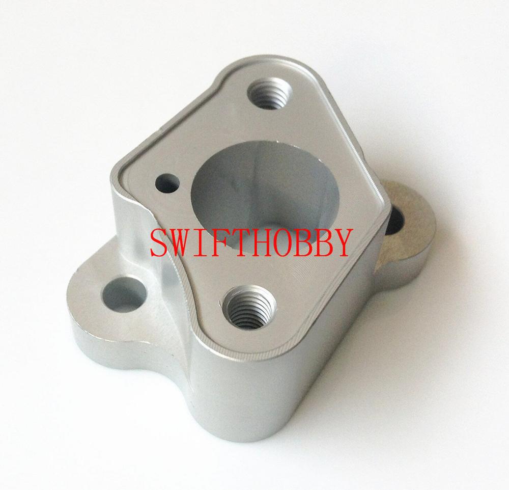 CNC isolator carb block with gasket 26CC RCMK Zenoah gas engine rc boat