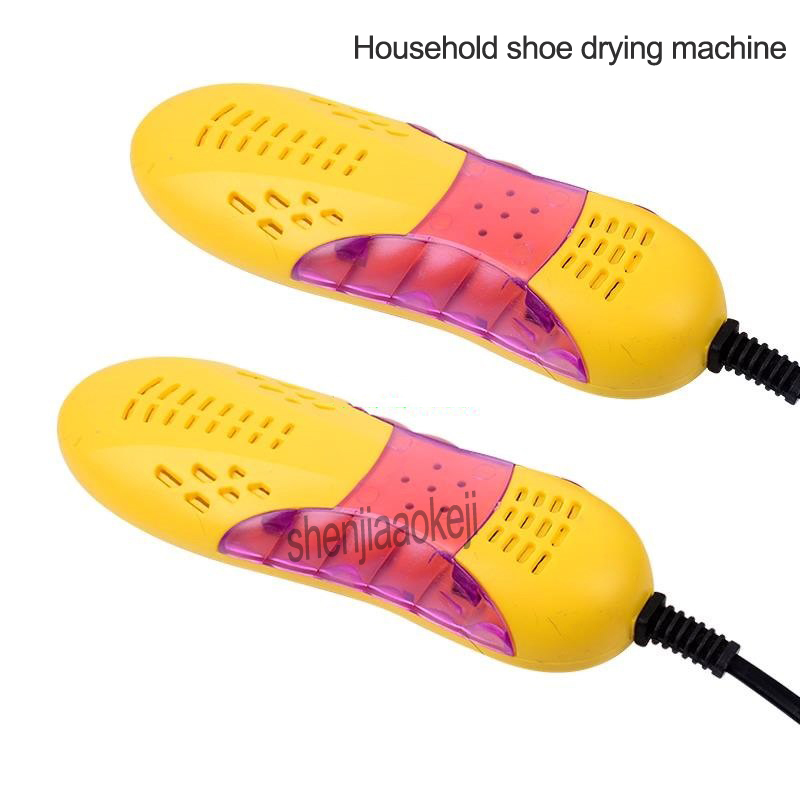 Bærbar sko tørretumbler ultraviolet sko sterilisator lys husholdnings sko tørring maskine til sko boot tørretumbler 220v (50hz/60hz) 10w