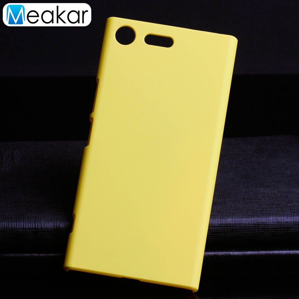 Coque cubierta 5.5For Sony Xperia Xz Premium Dual Xzp G8141 G8142 Coque trasero de teléfono caso de la cubierta: Yellow