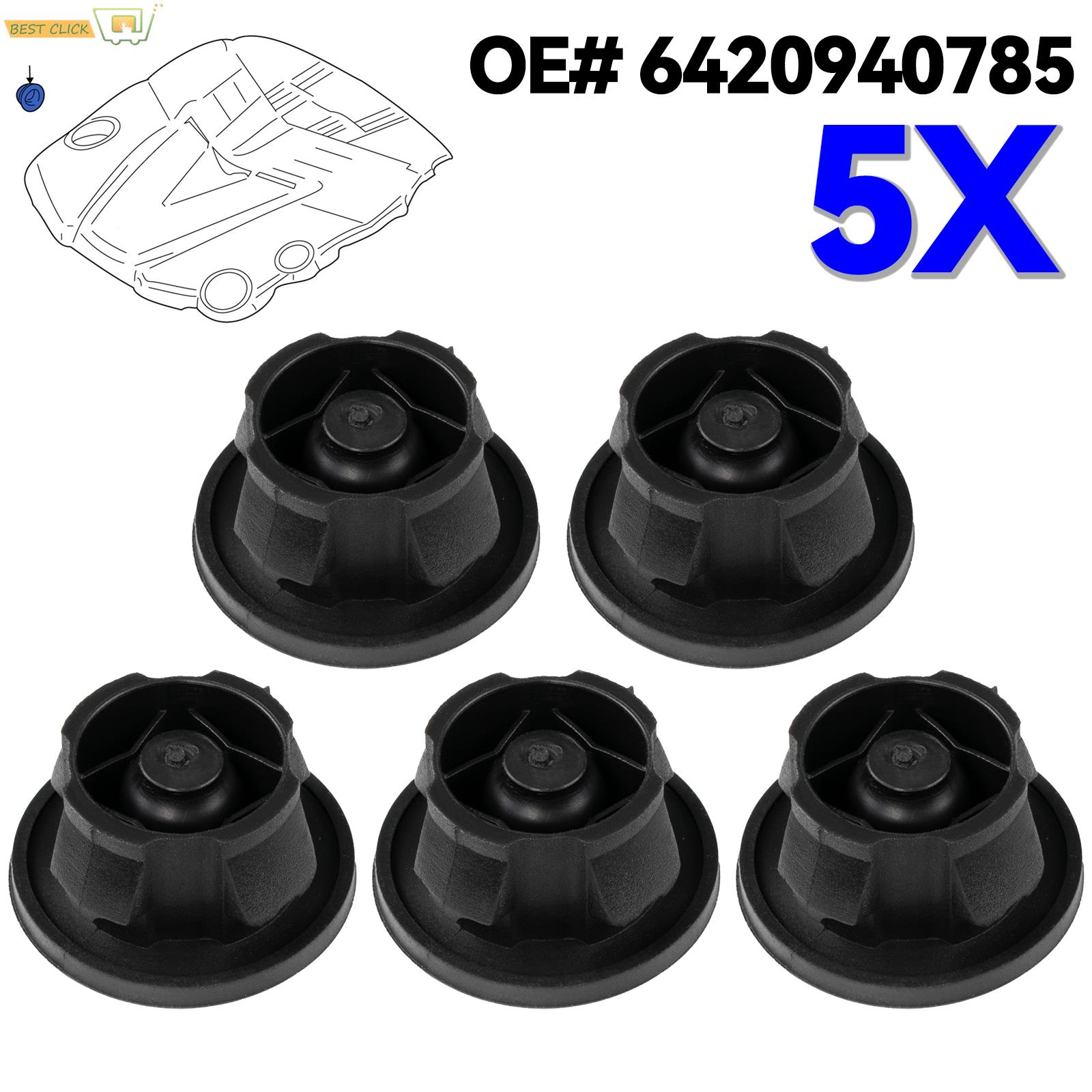 5 Stuks Motorkap Gommets Rubber Voor Mercedes Benz S204 W212 X164 X204 W251 V251 W221 Viano Vito W639 sprinter 906 2006 -