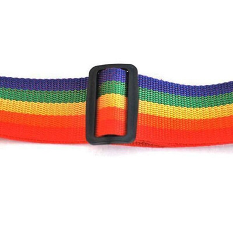 1 stks Kleurrijke Reizen Bagage Riem met 3 Cijfers Wachtwoorden Slot Passen staat Nylon Koffer secure Safe Verpakking Riem