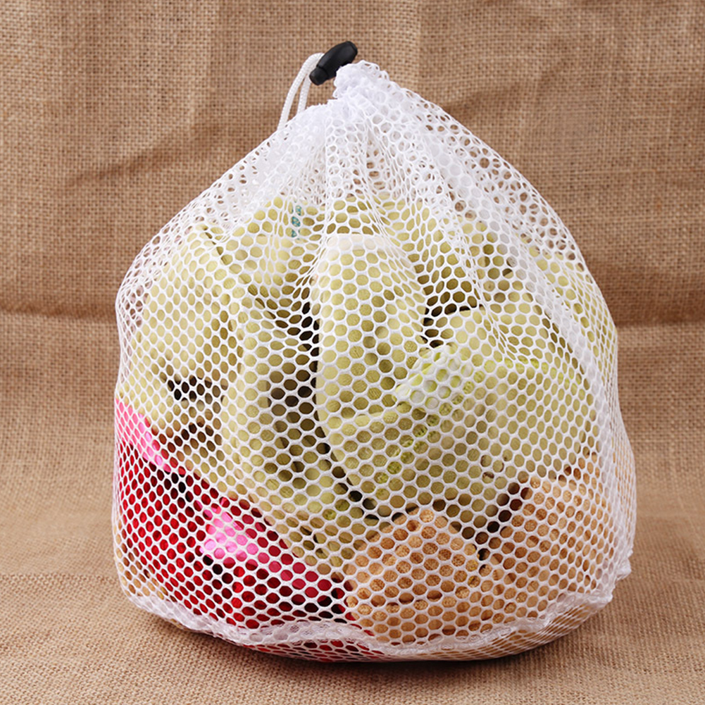 Useful Laundry Bag Clothes Washing Machine Laundry Bra/Lingerie Mesh Net Wash Bag Draw Cord