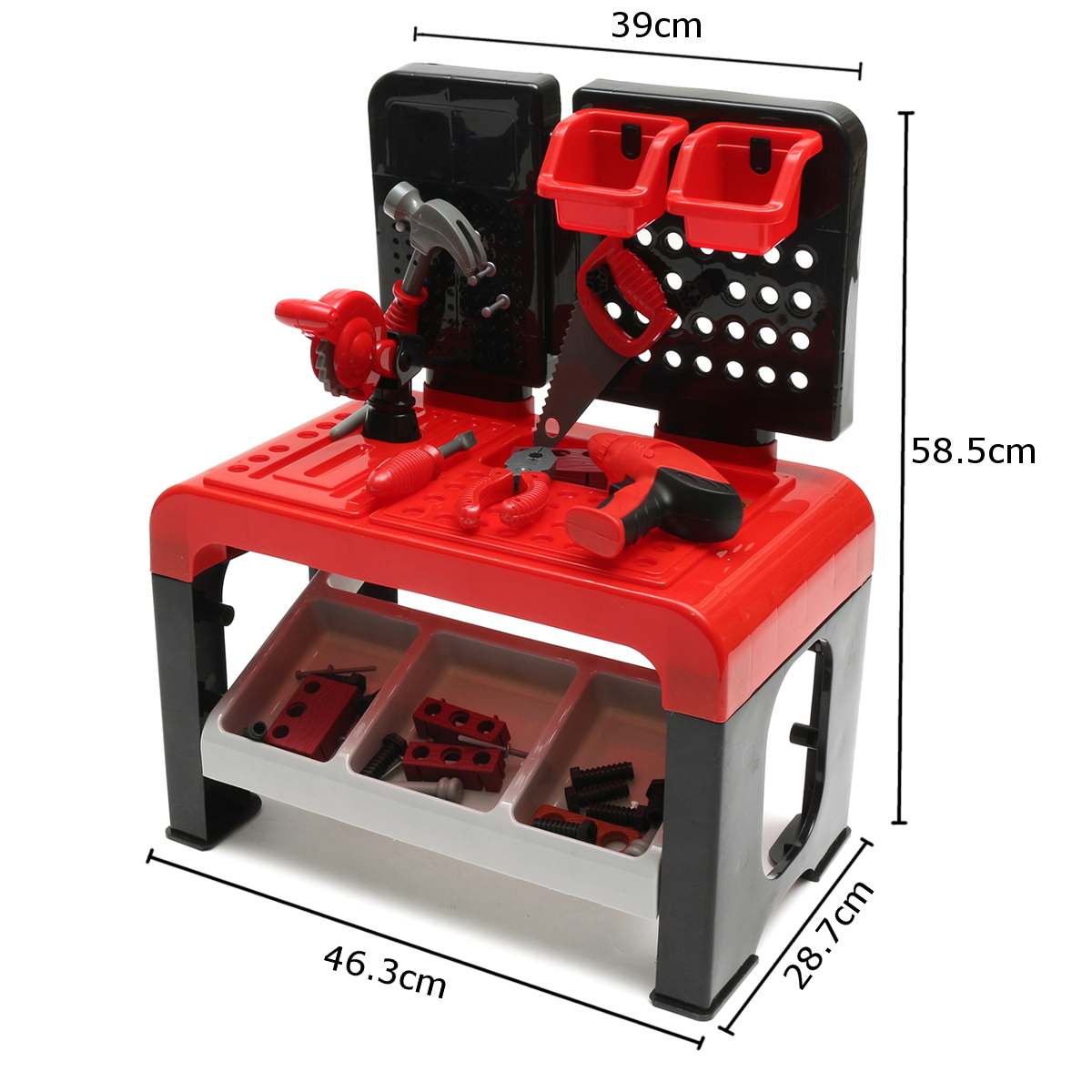Kreative Werkzeuge Bank Spielen einstellen Werkzeuge Spielzeug vorgeben Spielen Arbeit Einkaufen Bausatz Werkzeug Spielzeug Werkbank Spielzeug Für freundlicher Rolle spielen Spielzeug