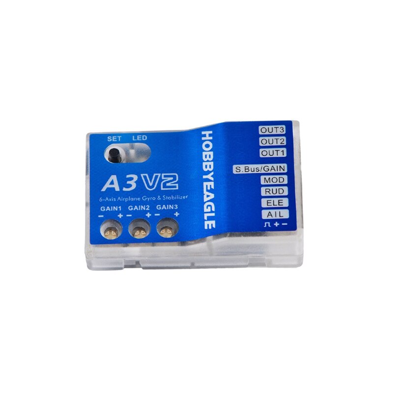 A3V2 Fixed Wing Flight Control Aeroplane Flight Controller Stabilizer 3 Axis Gyroscope Balance F3P KT Aircraft ,for RC Airplane