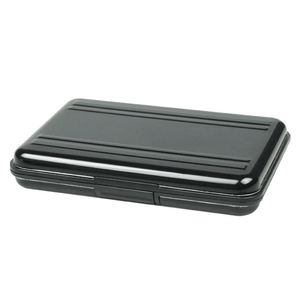 Draagbare Zilver Aluminium Memory Card Case 16 Slots (8 + 8) voor Micro Sd Sd/Sdhc/Sdxc-kaart Opslag Houder Kaart Case