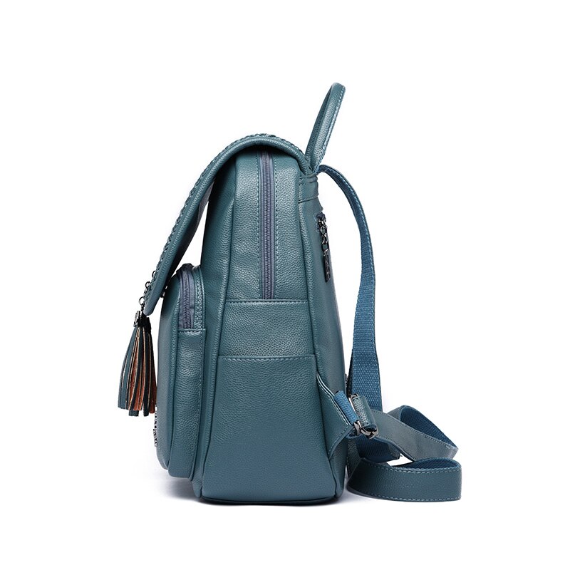 Frauen Leder Rucksack reise schule PU leder Schule tasche einkaufen Rucksäcke reise Schulter Schul