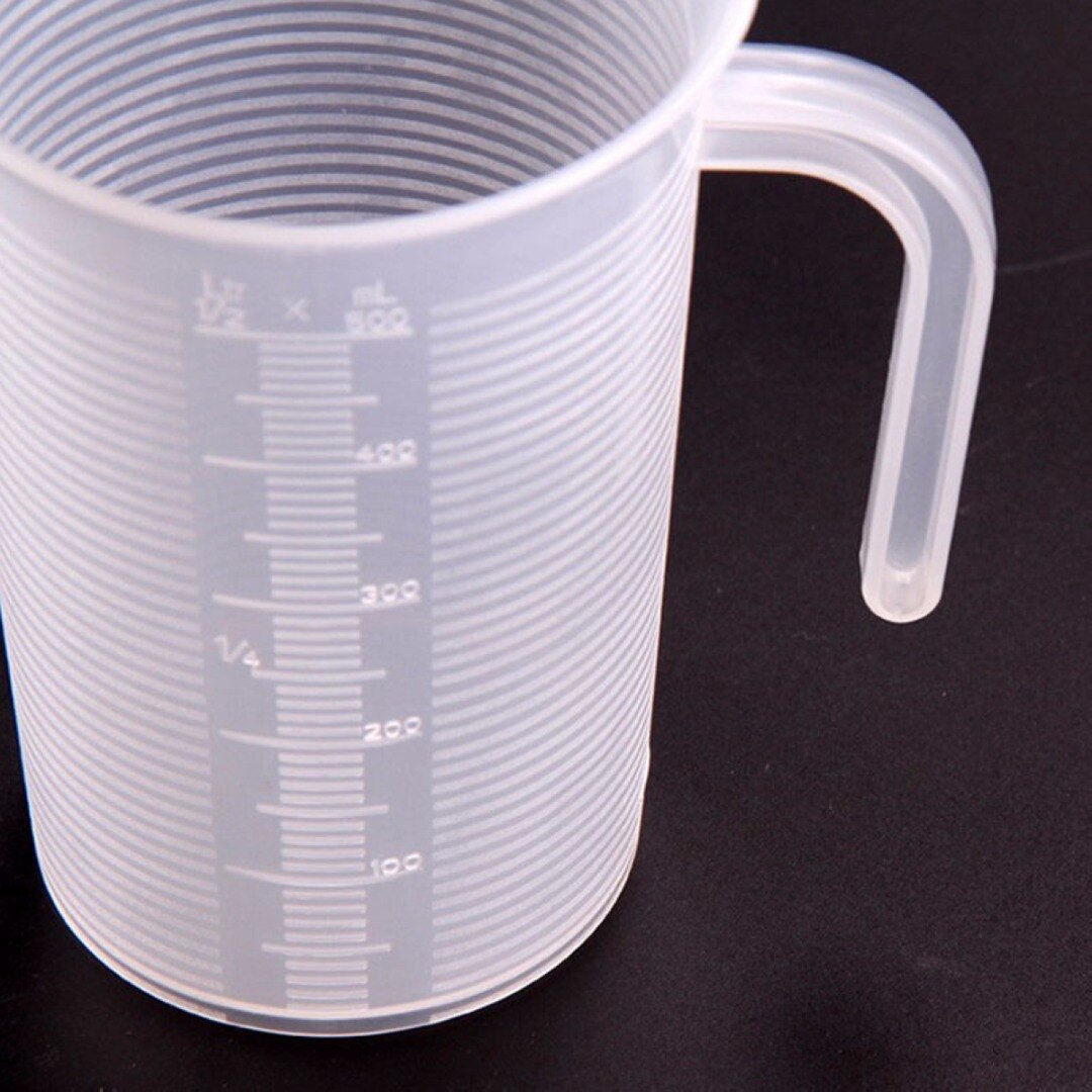 Conical Graduate Plastic Liquid Measuring Jug Cup Graduated Surface Cooking Bakery Kitchen Lab 100/250/500/1000ML