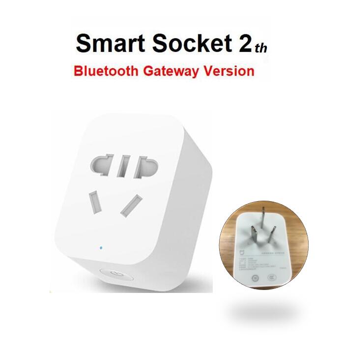 Xiaomi Mi Smart WiFi Socket 2 Plug bluetooth gateway Version Remote Control adapter work Xiaomi Smart Home Mijia Mi home APP