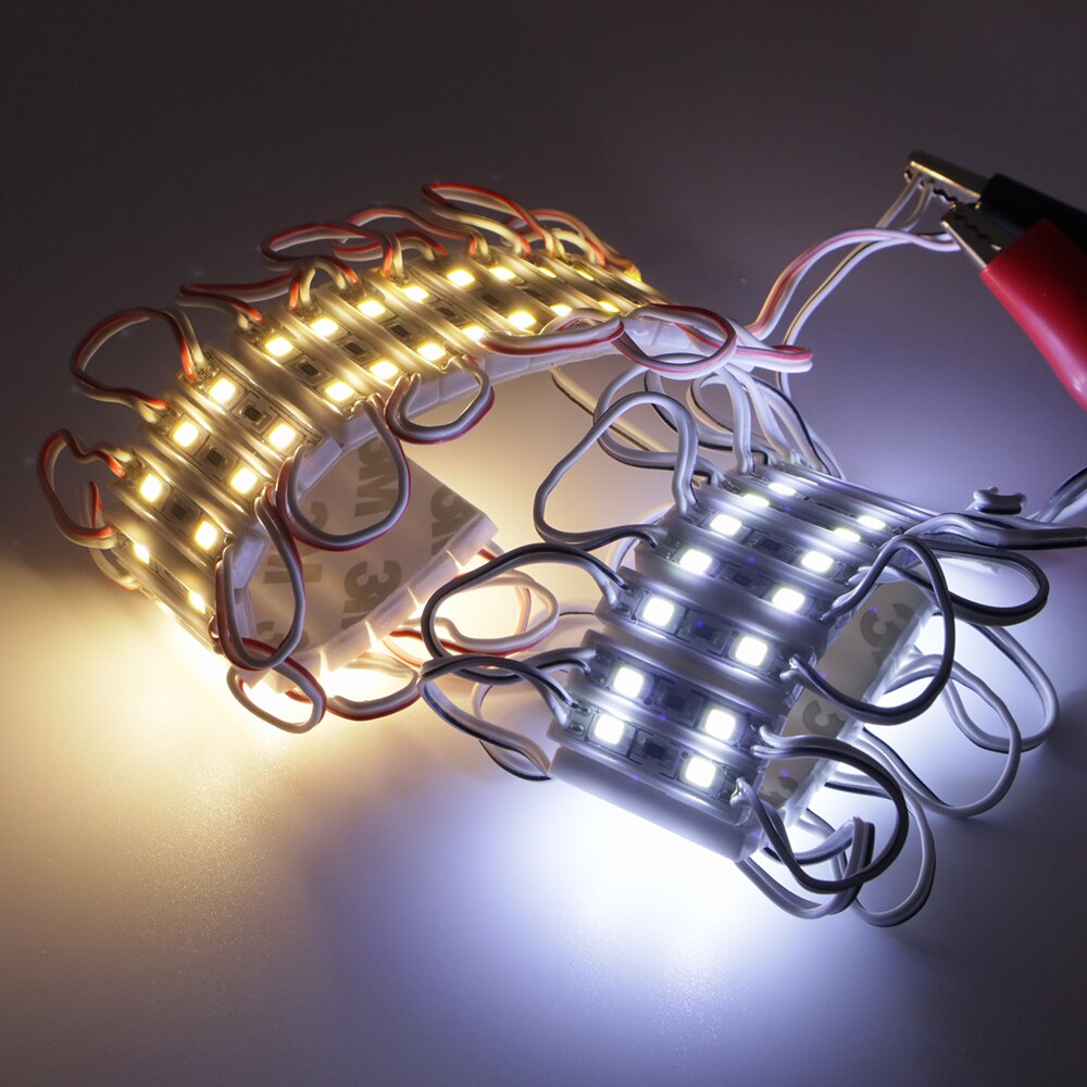 20PCS/lot mini LED Module SMD 2835 2LEDs DC12V Ultra thin for Advertisement LED Module Lighting Strip