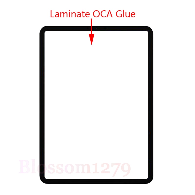 Pantalla LCD frontal de cristal táctil exterior + OCA para Apple iPad mini 4 5 Air 2 3 Pro 9,7 10,5 10,9 11 12,9, nueva