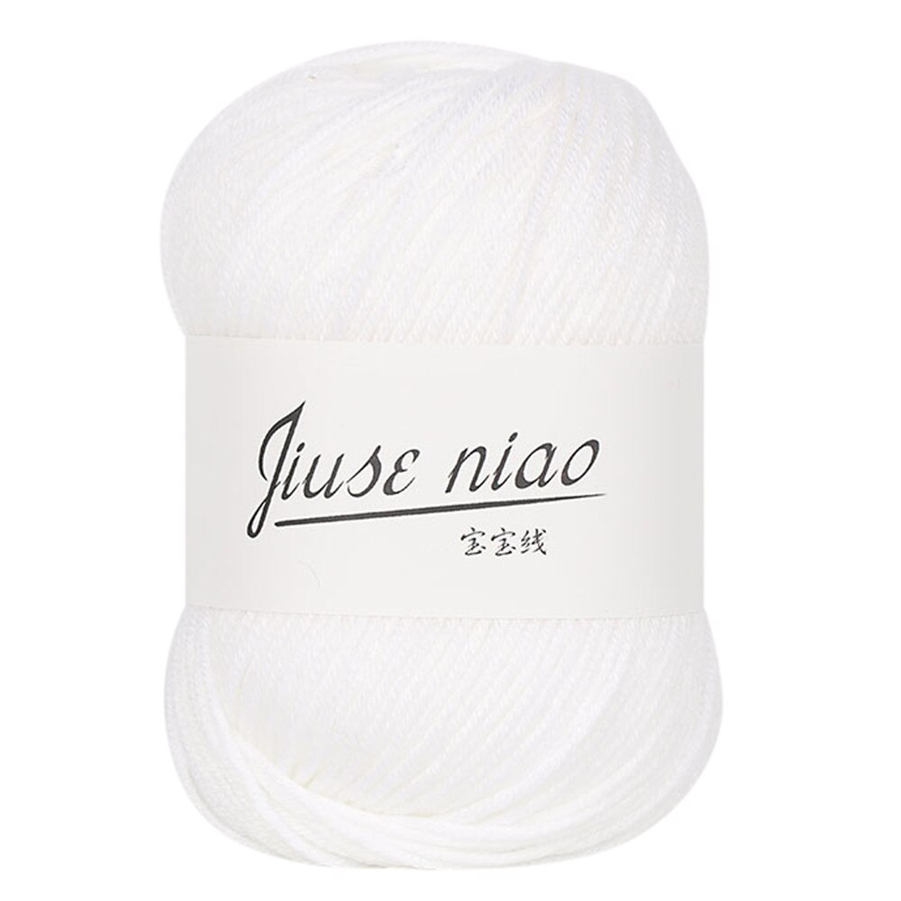 1PC 50g Warm DIY Milk Cotton Yarn Baby Wool Yarn for Knitting Children Hand Knitted Yarn Knit Blanket Crochet #3: G