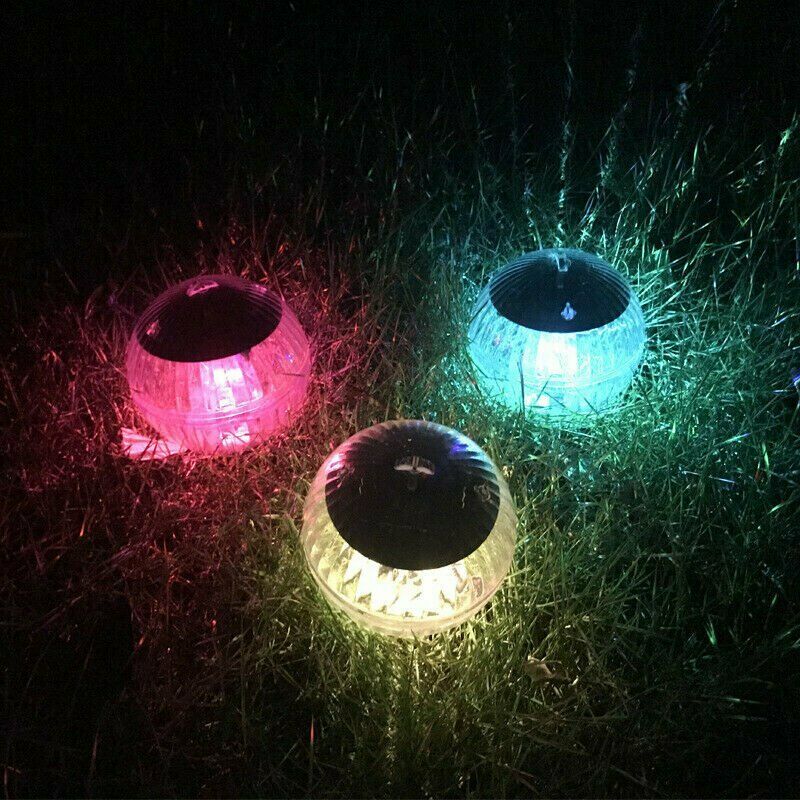 Led Disco Drijvende Vijver Lamp Zwembad Waterdichte Led Solar Power Multi Kleur Veranderende Water Drift Drijvende Licht Beveiliging: Warm White