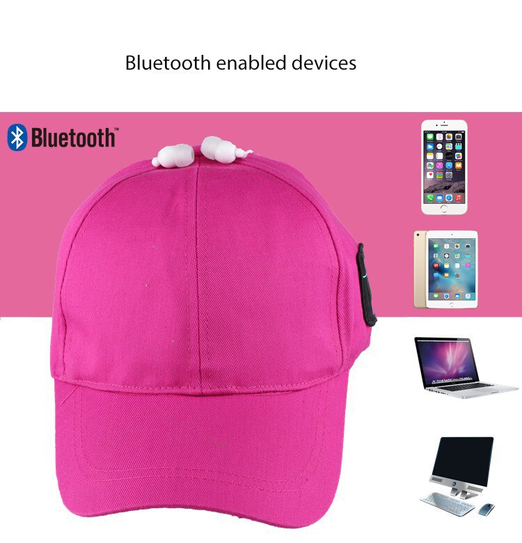 Bluetooth Hat - Wireless Stereo Speaker Cap with Built-in Mic - Bluetooth 4.2 + EDR