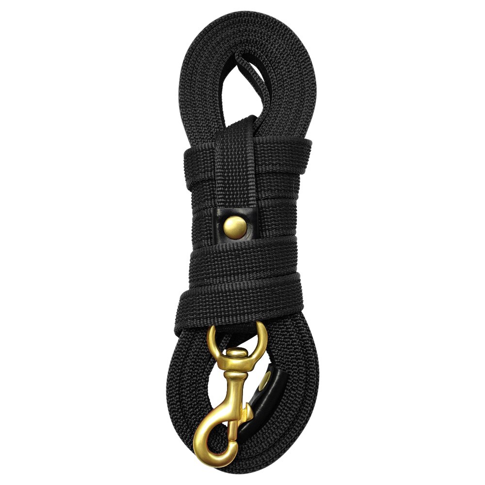 Nylon Hund Lange Leine Haustier Verfolgung Leine Schwarz Runde Seil Hunde gehen Ausbildung Blei Leinen 3 M/5 M /10 M/20 M Für Mittel groß Hunde: Schwarz 2 / 3M