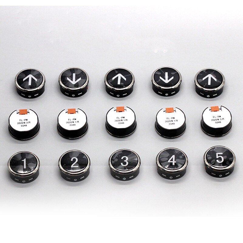 1pcs FL-PW round button/elevator button MCA outgoing call out call up and down digital white light elevator buttons 4pin