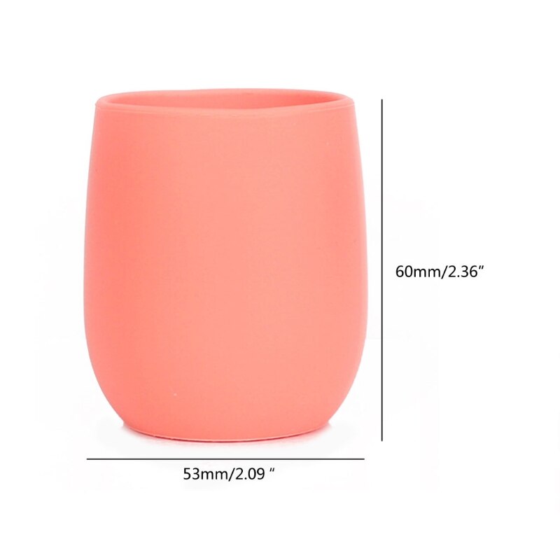Tasse à boire en Silicone pour bébé et enfant en bas âge, vaisselle sans BPA, J60B