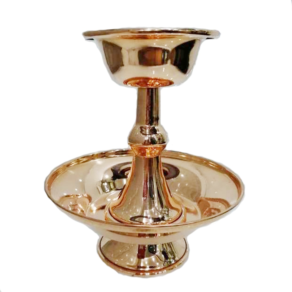 Tibet Tibetaanse Boeddha Water Aanbieden Kom Voor Focus Ritueel Vessel