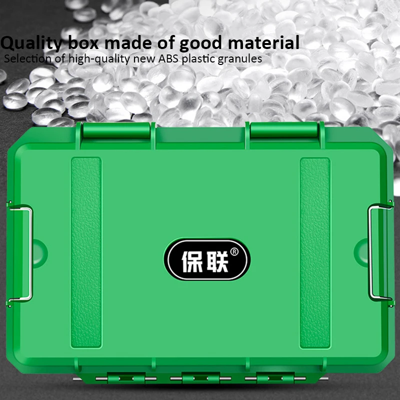 1PC waterdichte opbergkoffer draagbare hardware gereedschapskist met spons verzegeld schokbestendig veiligheid bescherm apparatuur doos gereedschap organisator