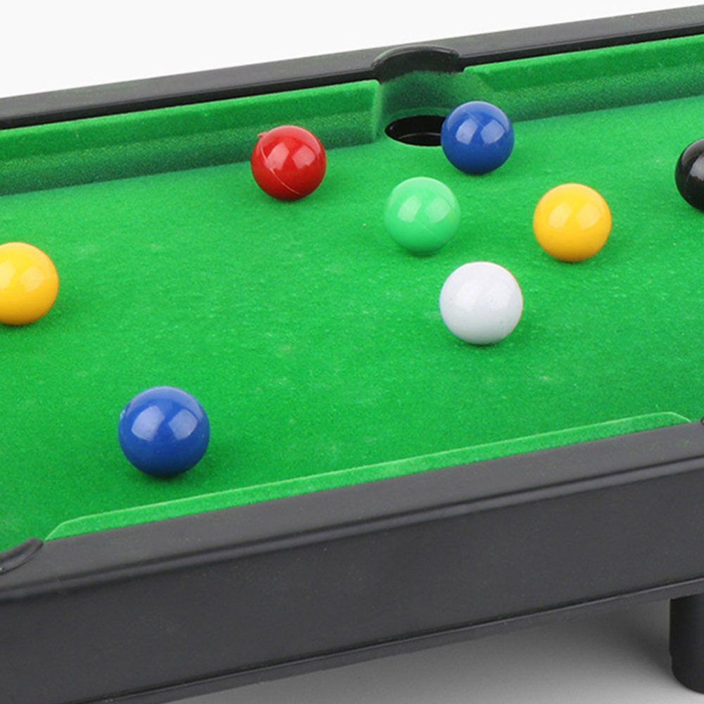 1 Set Mini Billiards Safe Funny Durable Tabletop Billiards Billiards Game Set for Kids Friends