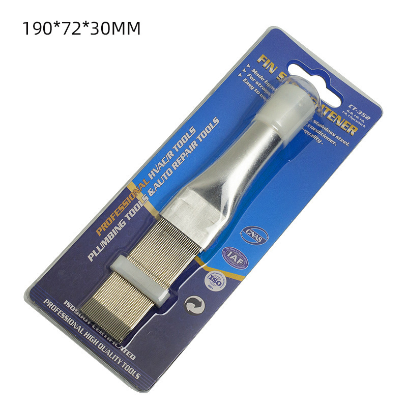 Universele Auto Radiator Vin Reparatie Kam Airconditioner Condensor Kam Ac Reinigingsborstel Auto Koelsysteem Reinigingsgereedschap: green