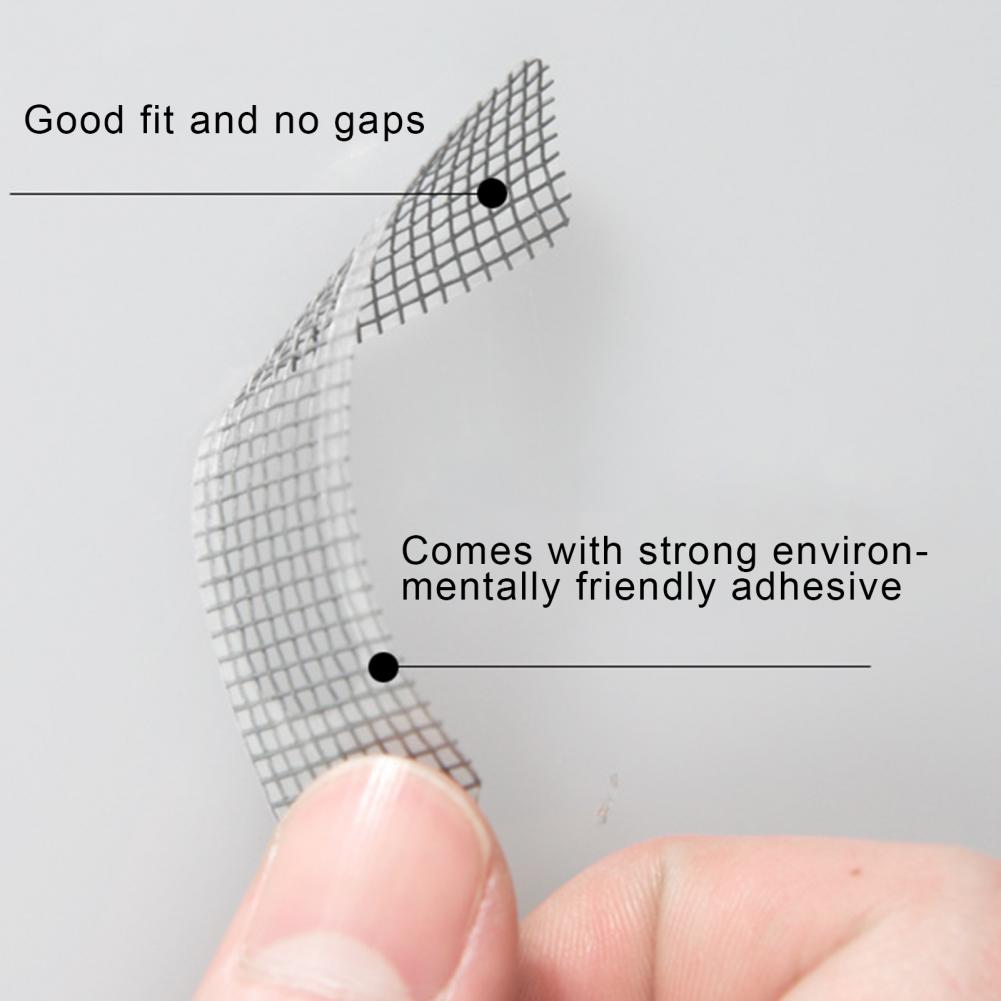 10Pcs Window Patches Self-adhesive DIY Fly Screen Repair Patches for Home Anti-mosquito Flies Door Window Supplies