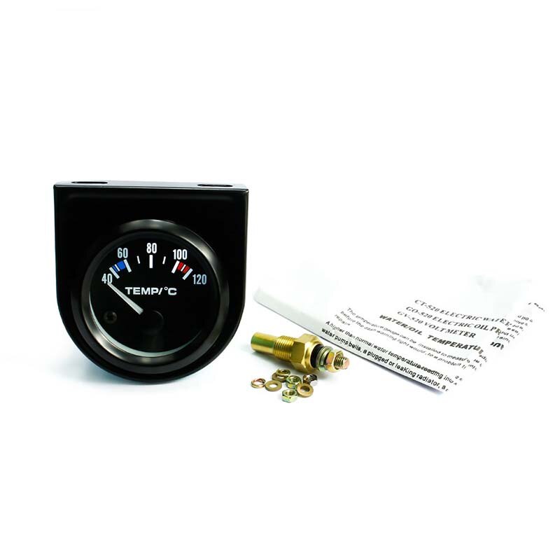 Auto Gauge 2 "52 Mm Digitale Led Water Temp Gauge Kit 40 ~ 120 Celsius Temperatuur Meter Auto 4 /6/8 Cilinder Benzine Auto 'S