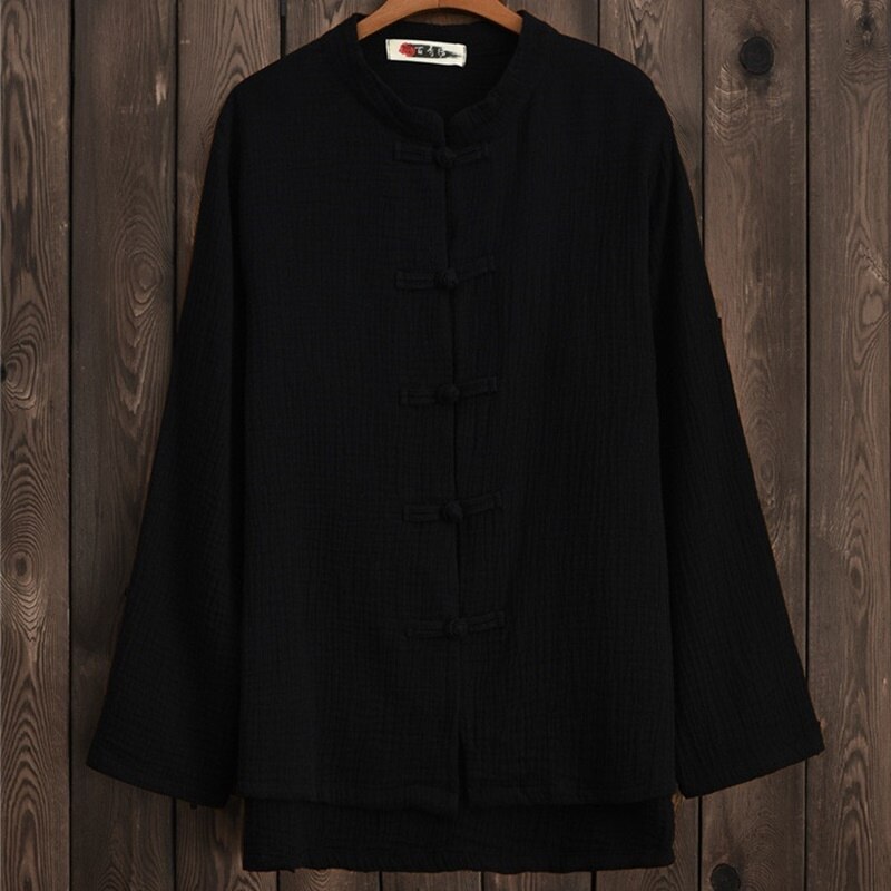 Chemise traditionnelle chinoise pour femmes, chemisier femme, top cheongsam, kimono cardigan en lin, vêtements traditionnels chinois, TA984: 3