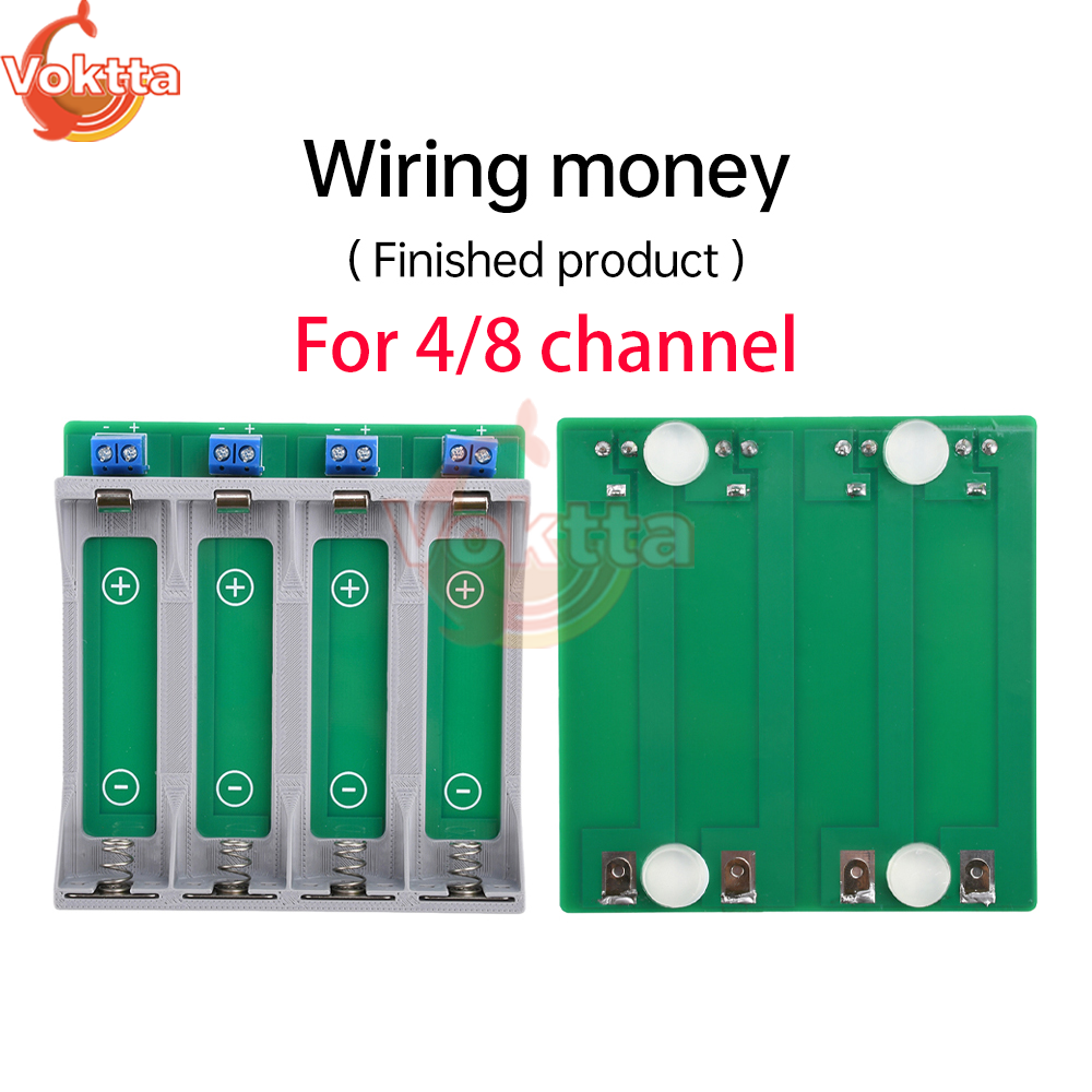 DIY 21700 Battery Tester 4*21700 Power Detector Module for Test 4/8 Channel 18650 Lithium Battery Capacity Internal Resistance: green