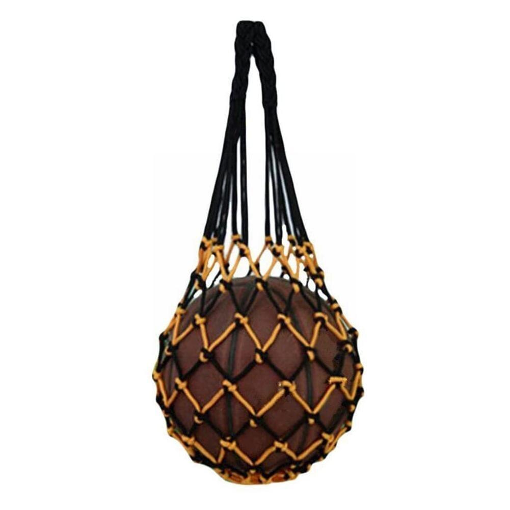 1pc fußballnetztaschen aus nylon, robuste aufbewahrungstaschen, einzeltragetaschen, ball-, basketball- und outdoor-sportartikel, tragbare fußballausrüstung, volleyball  i7 0