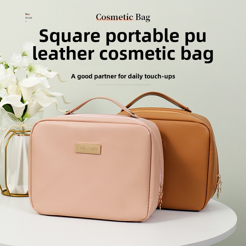Women's Travel Cosmetic Bag Large Capacity Toiletry Organizer Portable Makeup Storage Case Waterproof Makeup Pouch
