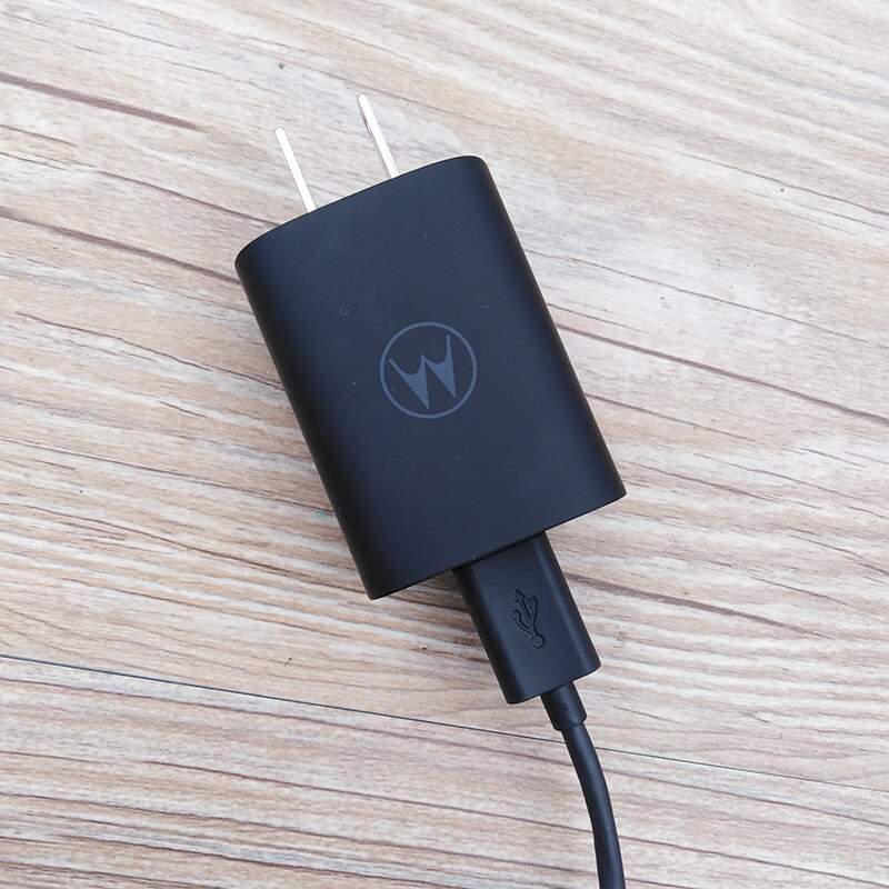 Motorola 18w turbopower ladegerät mit uns-stecker, schnellladeadapter, Mikro-usb-/typ-c-kabel für moto  g30 g4 g6 g8 Plus und  e5 abspielen