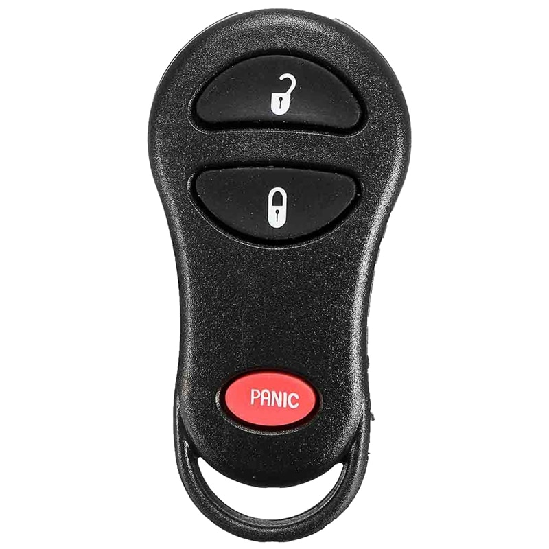 3 Button Remote Key Fob Case Shell For Chrysler Jeep Dodge Cherokee Cruise Ram: Default Title